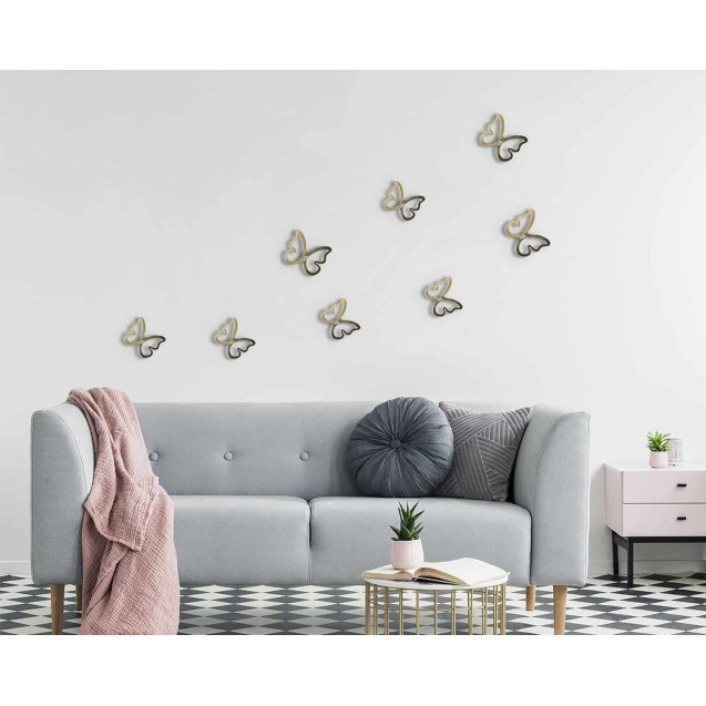 Αυτοκόλλητα 3D Πολυπροπυλενίου Ango Gold...