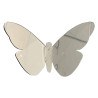 Αυτοκόλλητα 3D Πολυπροπυλενίου Ango Silver Butterflies 24012