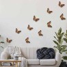 Αυτοκόλλητα 3D Πολυπροπυλενίου Ango Bronze Butterflies 24013