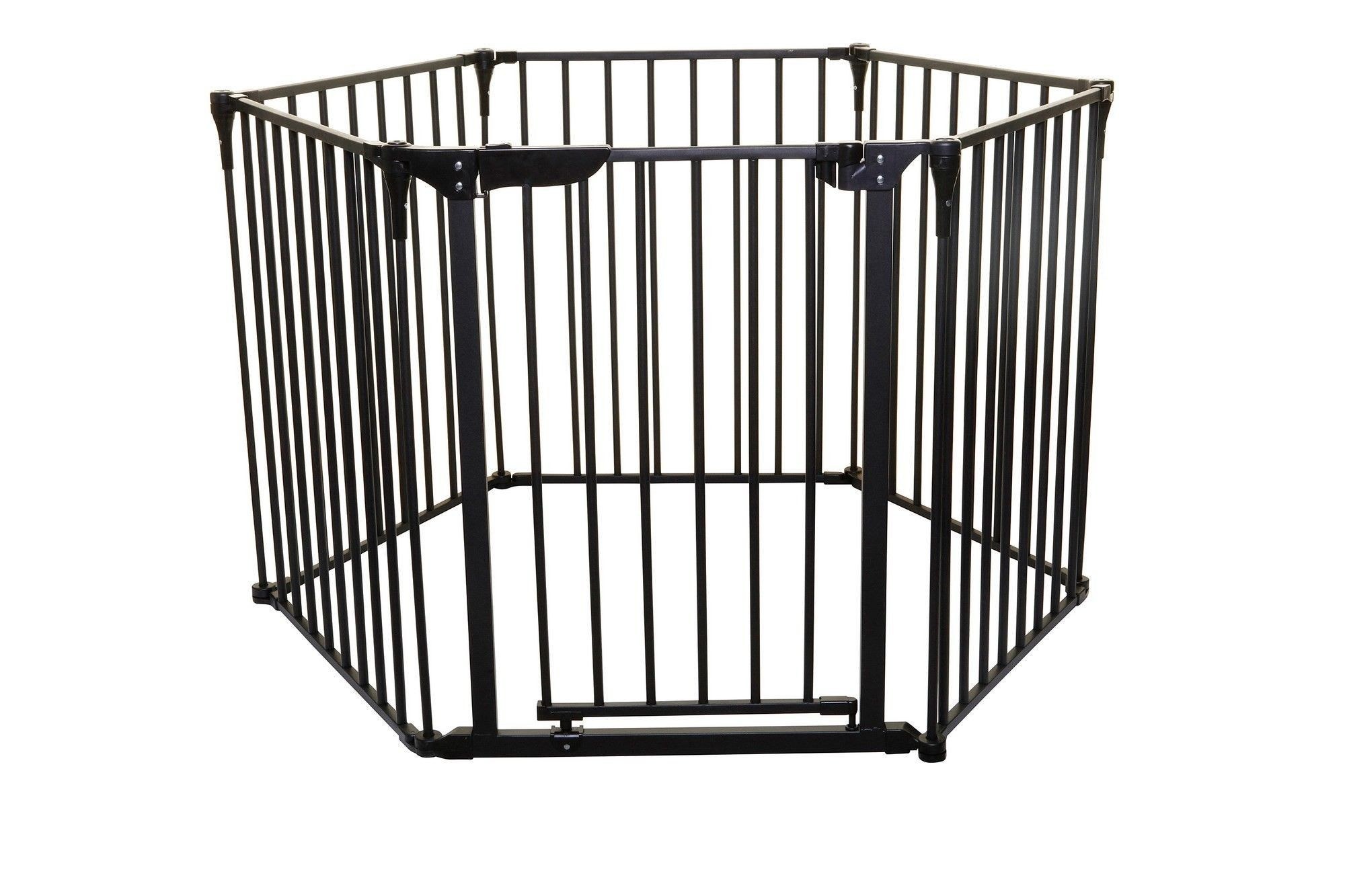 Πόρτα Ασφαλείας - Πάρκο Έως 380cm DreamBaby Royale 3 in 1 Μετατρέψιμη Black BR75299