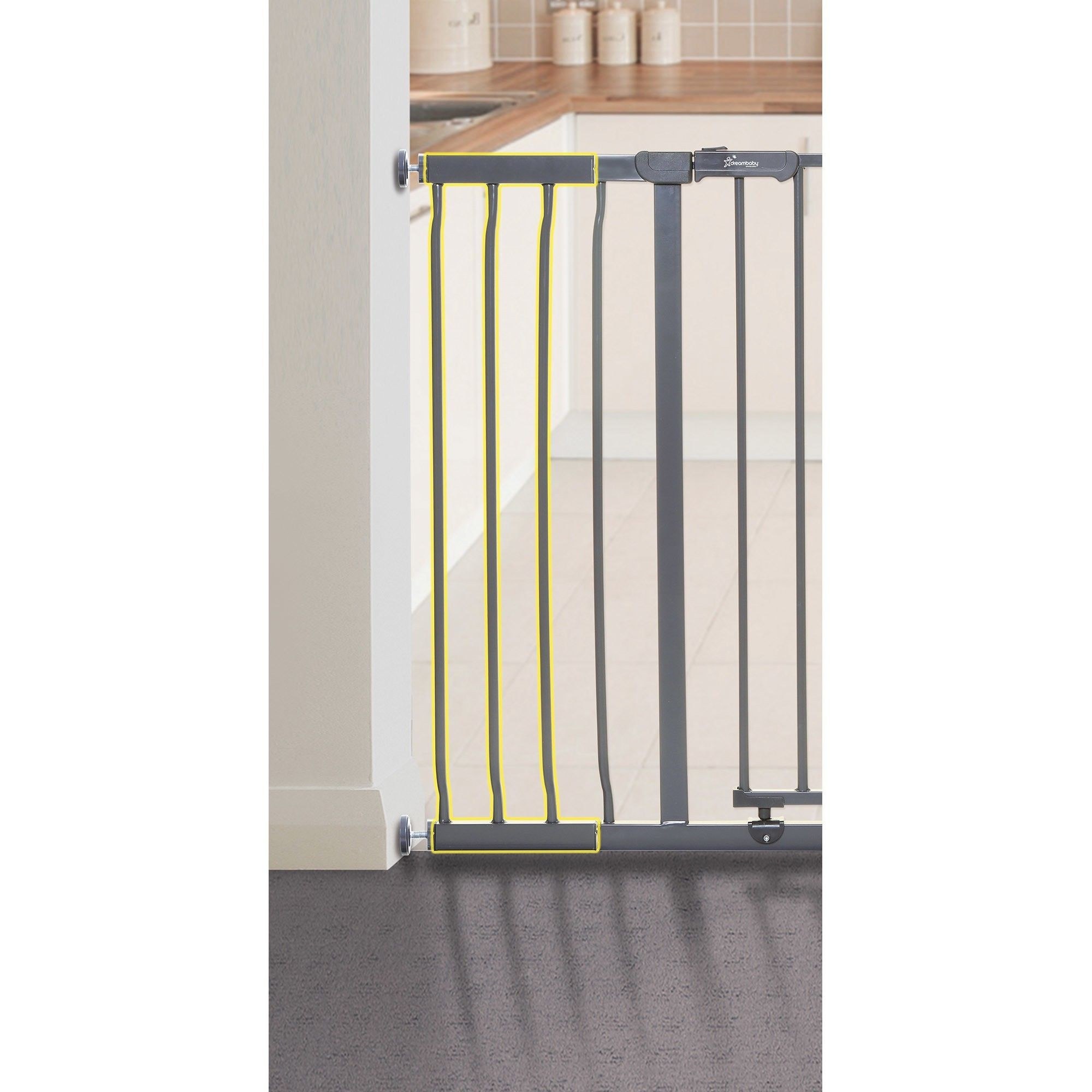 Προέκταση Για Πόρτα Ασφαλείας DreamBaby Ava Charcoal BR75301 18cm