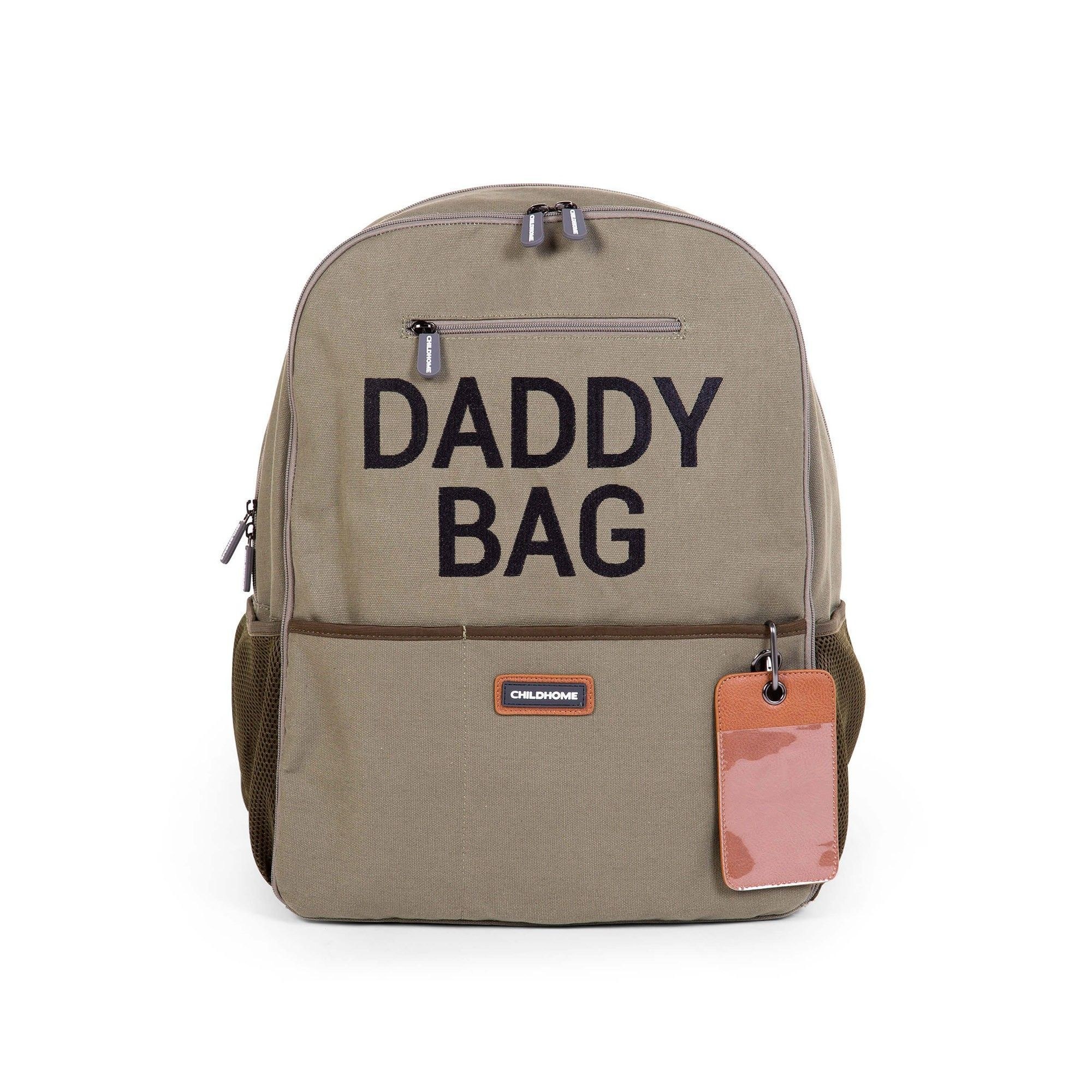 Τσάντα Αλλαγής Backpack ChildHome Daddy Bag Canvas Khaki BR76154