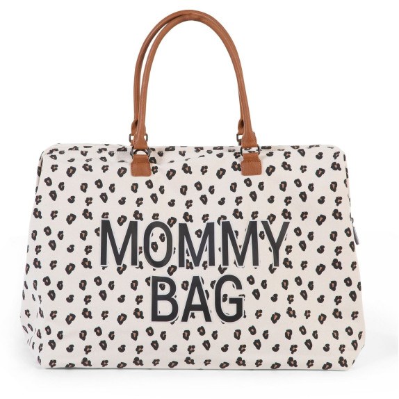 Τσάντα Αλλαγής ChildHome Mommy Bag Big Canvas Leopard...