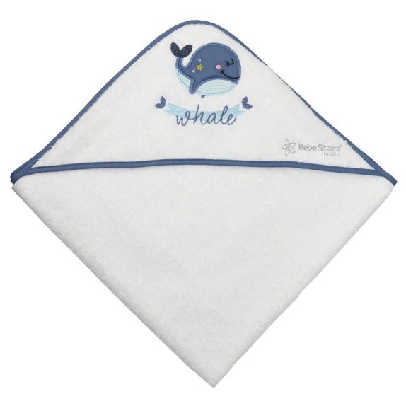Μπουρνούζι Κάπα Bebe Stars Whale 3102