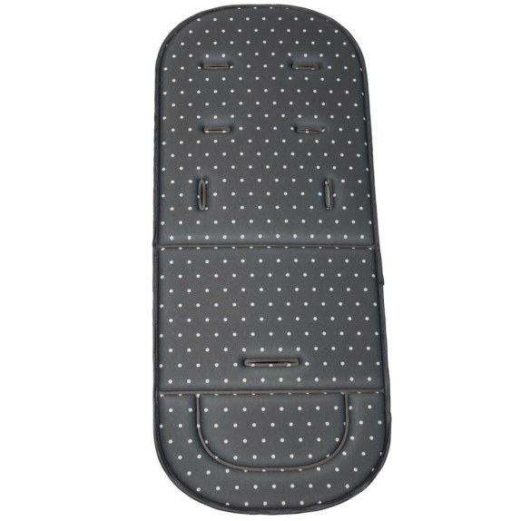 Κάλυμμα Καροτσιού Bebe Stars Polka Dot Dark Grey 208-186