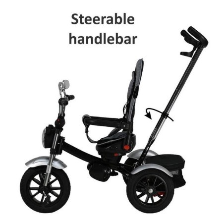 Ποδηλατάκι Τρίκυκλο Bebe Stars Chopper 6 in 1 Black 814-188