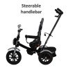 Ποδηλατάκι Τρίκυκλο Bebe Stars Chopper 6 in 1 Black 814-188