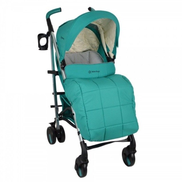 Καρότσι Bebe Stars Mito Aqua με Ποδόσακο 182-181