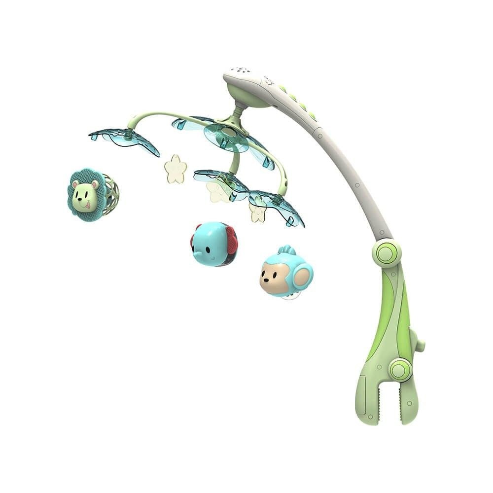 Bebe Stars Μουσικό Περιστρεφόμενο Κρεβατιού Bebe Stars Green 853-181