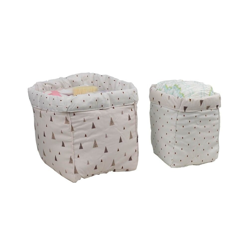 Bebe Stars Σετ Καλάθι Αποθήκευσης 2 Τεμαχίων Bebe Stars Fox 301-182