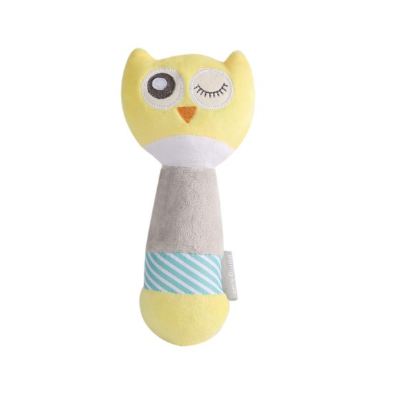 Λούτρινη Κουδουνίστρα Bebe Stars Owl 858-174