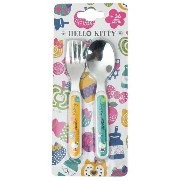 Σετ Πιρούνι-Κουτάλι 2 Τεμαχίων Ango Hello Kitty...