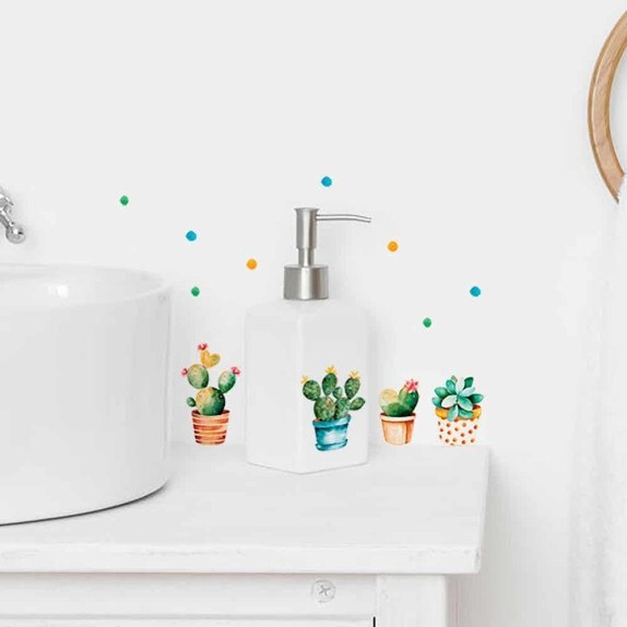 Αυτοκόλλητα Βινυλίου Για Τοίχο Ango Cactus 59615