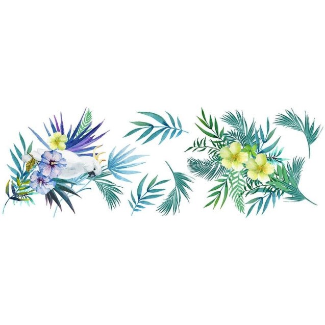 Αυτοκόλλητα Βινυλίου Για Τοίχο Ango Tropical...