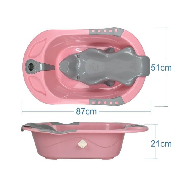 Μπανιέρα Bebe Stars Bubble Pink 23-185