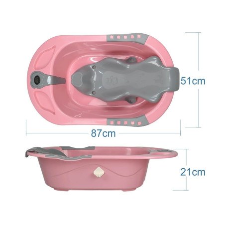 Μπανιέρα Bebe Stars Bubble Pink 23-185