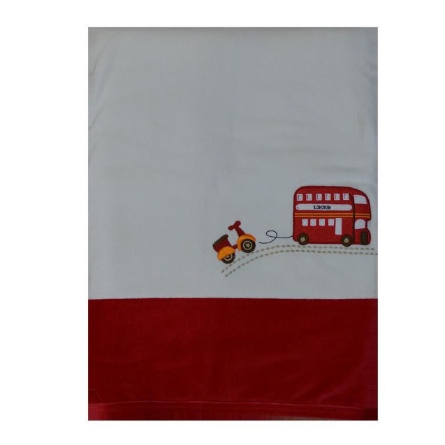 Κουβέρτα Βελουτέ Bebe Stars Ηαppy Travel 2066...