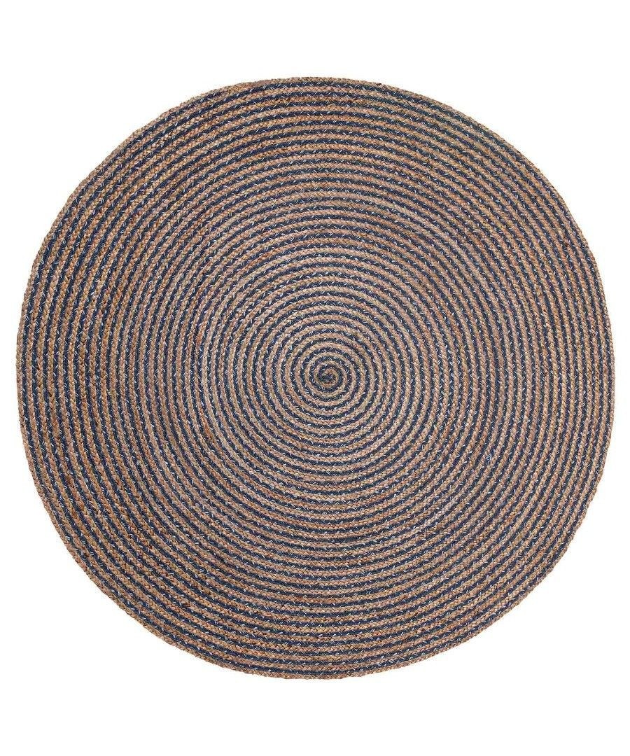 Χαλί Στρόγγυλο Silk Fashion 1722 Blue 150cm