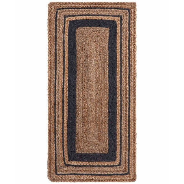 Χαλί Στρόγγυλο Silk Fashion 1730 Natural/Black...