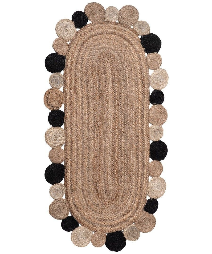 Χαλί Διαδρόμου Silk Fashion 1734 Black 60x130cm