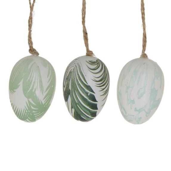 Σετ Διακοσμητικά Πασχαλινά Αυγά 6 Τεμαχίων InArt 1-70-146-0076 4x4x6