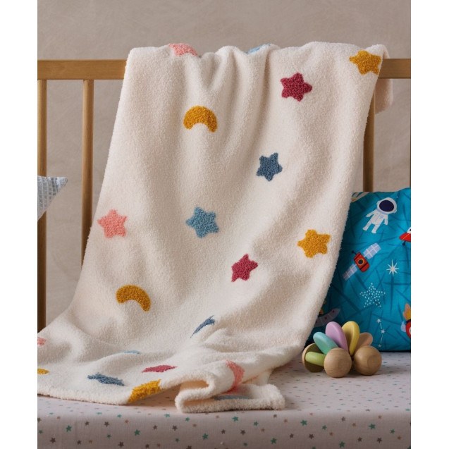 Κουβέρτα Fleece Αγκαλιάς Kentia Astero 12 75x100
