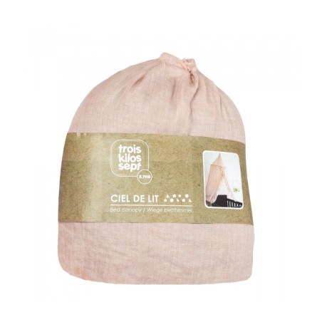 Υφασματινη Κουνουπιερα Σαπιο Μηλο Me Βολαν Trois Kilos Sept