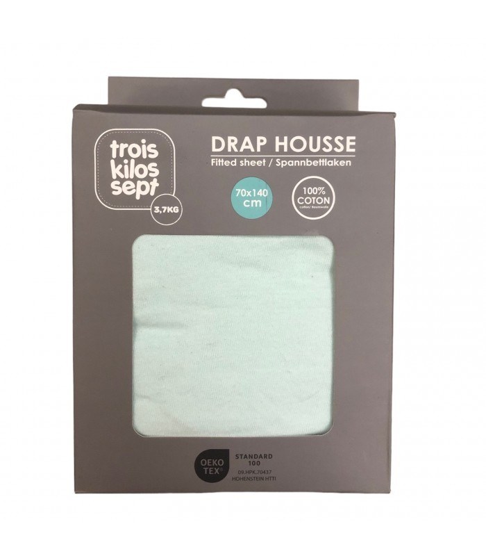 Μεντα Κατωσεντονο Με Λαστιχο Μακω Jersey 100% Βαμβακι 70Χ140 Trois Kilos Sept