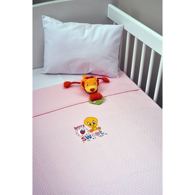 Baby Looney Tunes Des.26 Κουβέρτα Πικέ Αγκαλιάς