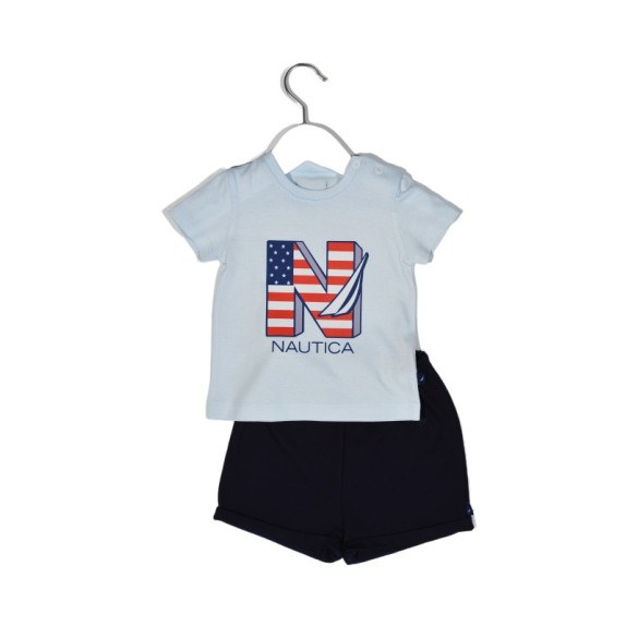 Nautica Des.11 Σετ T-Shirt & Shorts Jersey Light Blue /...