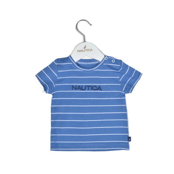 Nautica Des.11 T-Shirt  Jersey Organic Μπλε Ριγέ 86Cm...