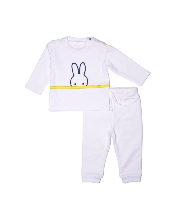 Miffy Des.60 Σετ Φόρμας 2Τ Λευκό 12 Mηνών/80Cm