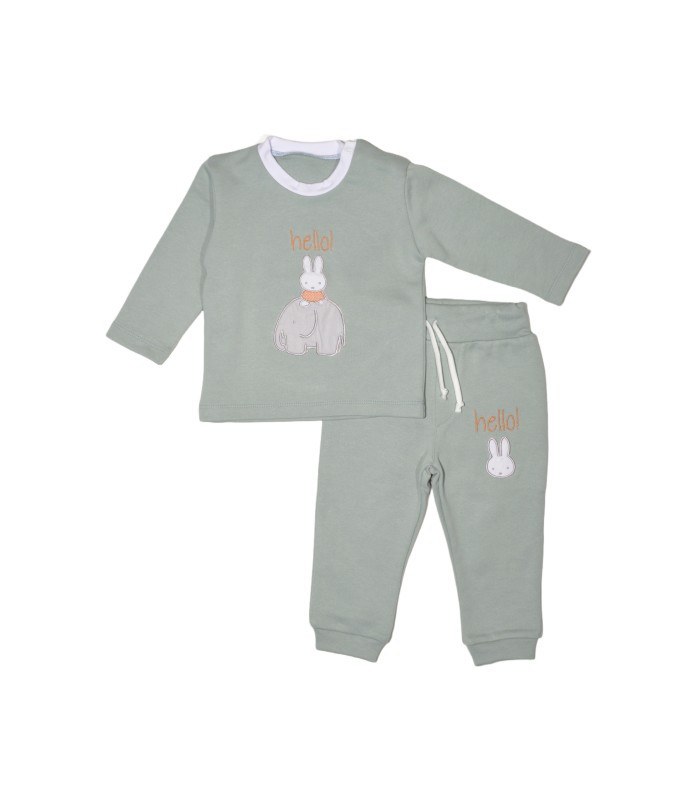 Miffy Des.63 Σετ Φόρμας 2Τ Μέντα 6 Mηνών/68Cm