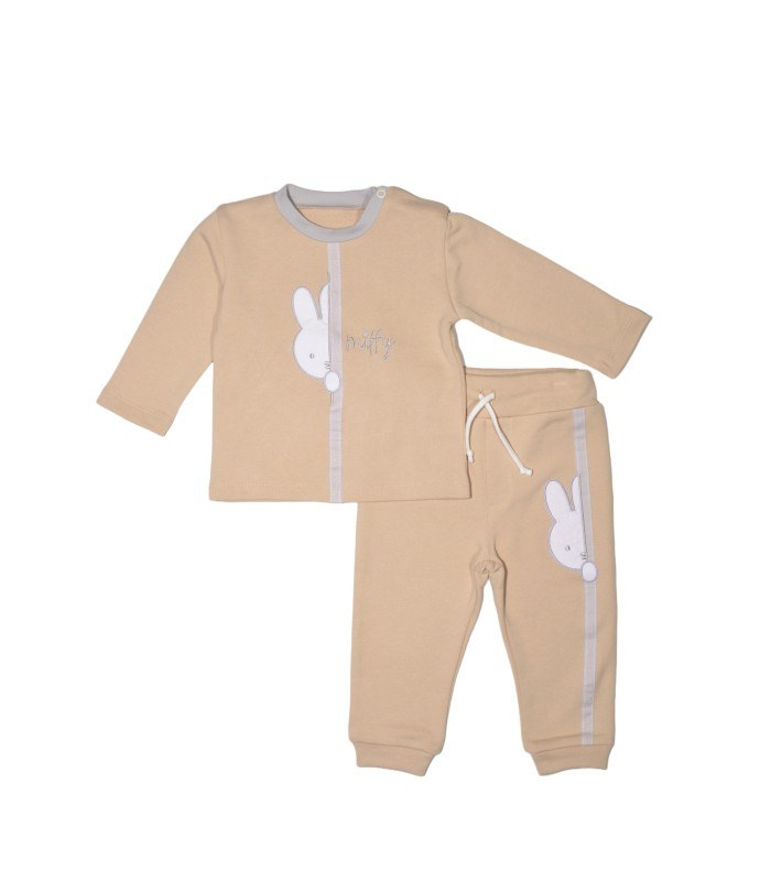 Miffy Des.64 Σετ Φόρμας 2Τ Μπεζ 9 Mηνών/74Cm