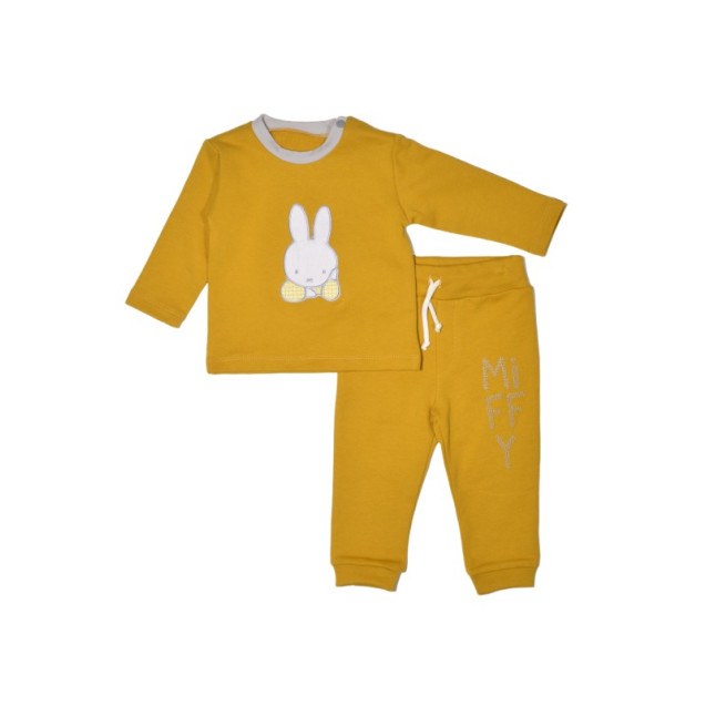 Miffy Des.65 Σετ Φόρμας 2Τ Ώχρα 6 Mηνών/68Cm