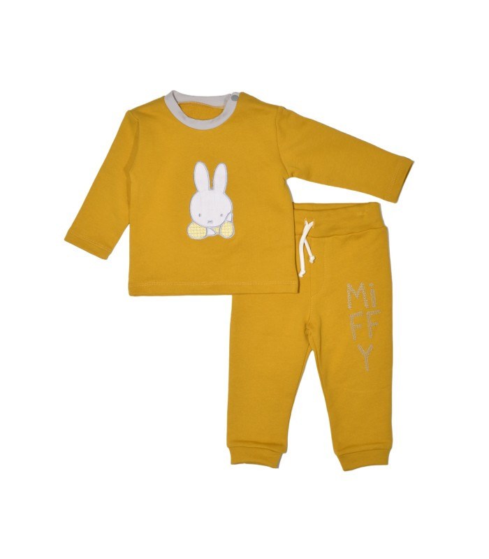 Miffy Des.65 Σετ Φόρμας 2Τ Ώχρα 12 Mηνών/80Cm