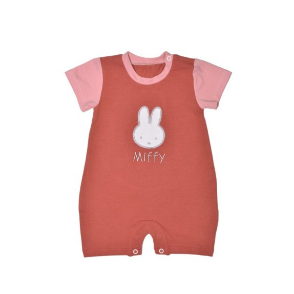 Miffy Des.17 Φορμάκι Καλοκαιρινό  Ροζ Σκούρο Με Κέντημα...