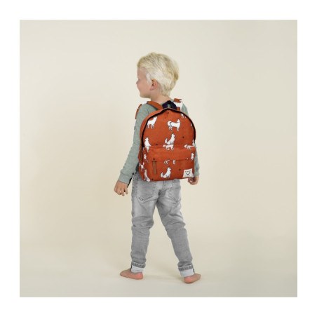 Σακίδιο Kidzroom Wondering Wild Cognac 31X23X8