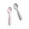 Miniware Des.12  Σετ 2Τ Κουτάλια Σιλικόνης Ροζ-13,5Cm