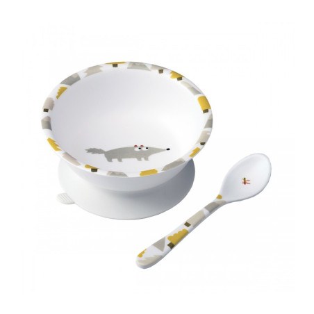 Μπωλ 160 Μl Με Αποσπωμενη Βεντουζα Και Κουταλακι Aventure - Petιτ Jour Paris