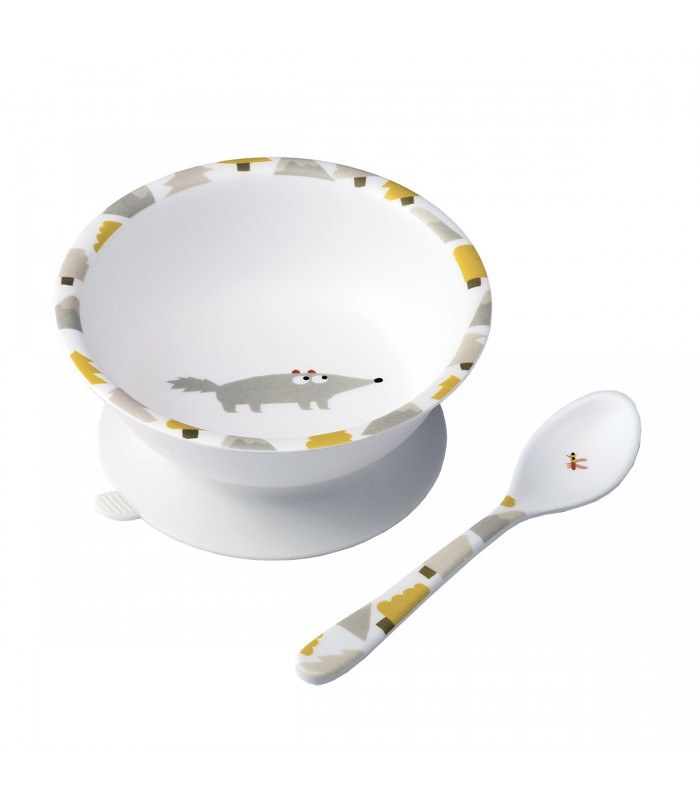 Μπωλ 160 Μl Με Αποσπωμενη Βεντουζα Και Κουταλακι Aventure - Petιτ Jour Paris