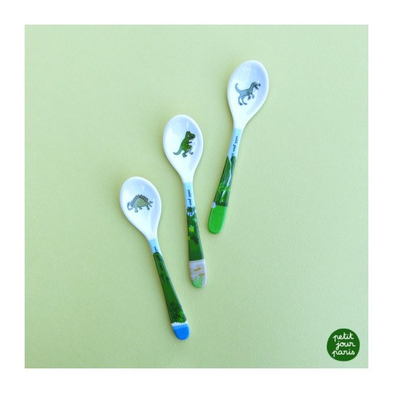 Σετ 3 Παιδικων κουταλιών 14 Εκ Dinos - Petιτ Jour Paris