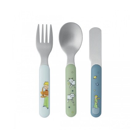 Σετ Κουταλο-Μαχαιρο-Πηρουνο 3 Τεμ Μικρος Πριγκηπας - Petιτ Jour  Paris