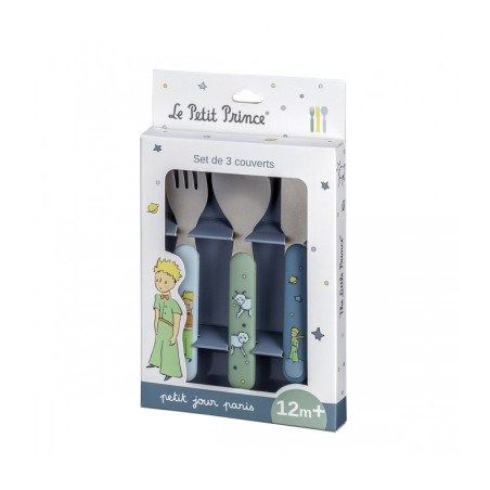 Σετ Κουταλο-Μαχαιρο-Πηρουνο 3 Τεμ Μικρος Πριγκηπας - Petιτ Jour  Paris