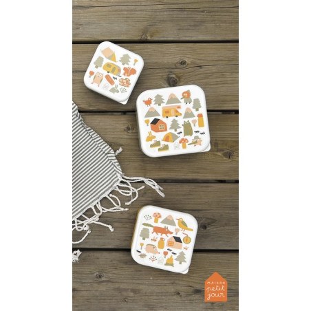 Σετ 3 Φαγητοδοχειων Aventure - Petιτ Jour Paris