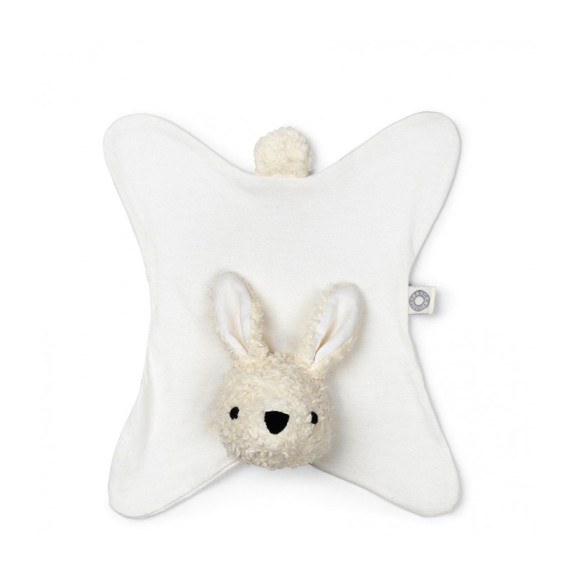 Πανάκι Παρηγοριάς Anika White Rabbit Από 100% Οργανικό Βαμβάκι