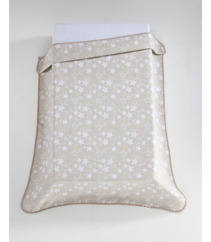 Κουβέρτα Mora Ecology 80Χ110 Mπεζ 65% Βαμβακι & 35% Ανακυκλωμένο Πολυέστερ