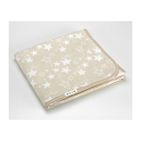 Κουβέρτα Mora Ecology 80Χ110  Mπεζ 65% Βαμβακι & 35% Ανακυκλωμένο Πολυέστερ