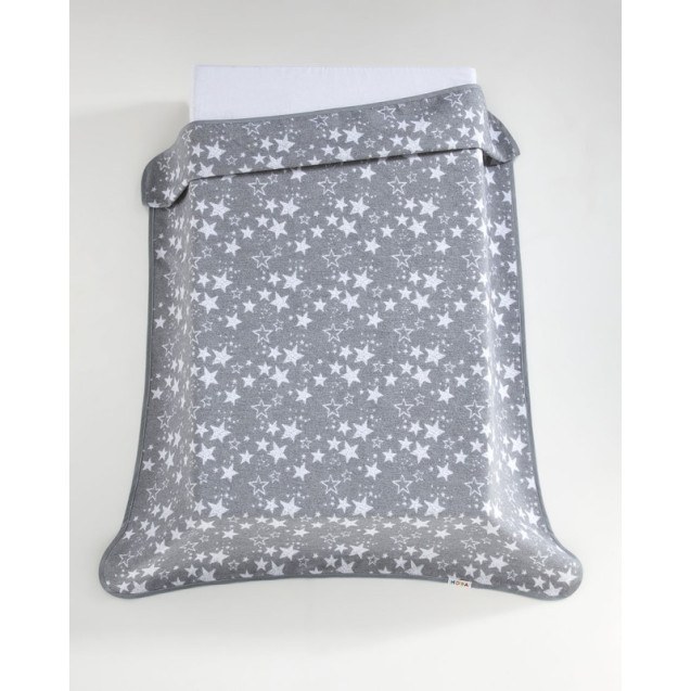 Κουβέρτα Mora Ecology 80Χ110 Γκρι 65% Βαμβακι &...