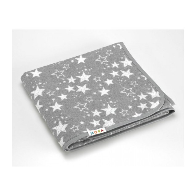 Κουβέρτα Mora Ecology 80Χ110 Γκρι 65% Βαμβακι &...